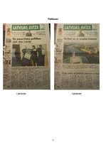 Реферат 'Laikraksta "Latvijas Avīze" pirmo lappušu analīze 2012.gada jūnija, jūlija un au', 8.