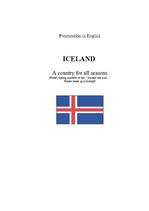 Реферат 'A Country for All Seasons - Iceland', 1.