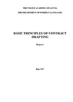 Реферат 'Basic Principles of Contract Drafting', 1.