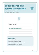 Образец документа 'Sports un veselība', 1.
