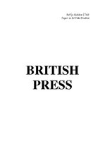 Реферат 'British Press', 1.