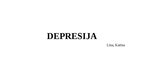 Презентация 'Kas ir depresija', 1.