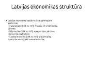 Презентация 'Latvijas Ekonomika', 2.