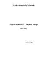 Реферат 'Nacionālās kustības Latvijā un Lietuvā', 1.