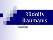 Презентация 'Rūdolfs Blaumanis', 1.