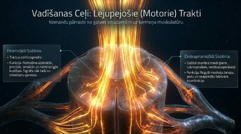Презентация 'Muguras smadzenes un to vadīšanas ceļi', 8.