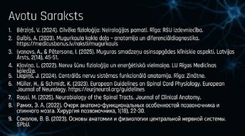 Презентация 'Muguras smadzenes un to vadīšanas ceļi', 12.