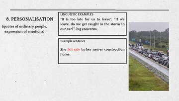 Презентация 'News Values in a BBC article', 10.