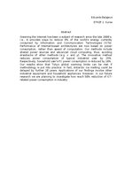 Конспект 'Greening the Internet', 1.