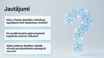 Презентация 'Neiroplastiskums un novecošana: vai smadzenes saglabā elastību pēc 60 gadiem', 15.