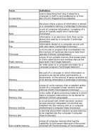 Конспект 'Discovering computers - memory - glossary', 7.