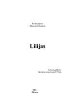 Реферат 'Lilijas', 1.
