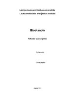 Реферат 'Bioetanols', 1.