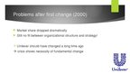 Презентация 'A Decade of Organizational Changes at "Unilever"', 21.