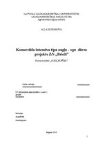 Реферат 'Komerciāla intensīva tipa augļu-ogu dārza projekts ZS "Brieži"', 1.