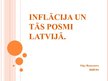 Презентация 'Inflācija un tās posmi Latvijā', 1.