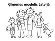 Презентация 'Ģimenes modelis Latvijā', 1.