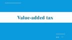 Презентация 'Value-Added Tax', 1.