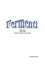 Реферат 'Fermenti', 1.