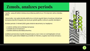 Презентация 'Zīmola "Spotify" monitoringa analīze', 2.