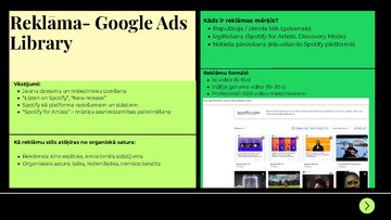 Презентация 'Zīmola "Spotify" monitoringa analīze', 8.