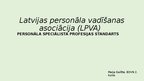 Презентация 'Personāla speciālista profesijas standarts', 1.