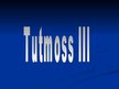 Презентация 'Tutmoss III', 7.