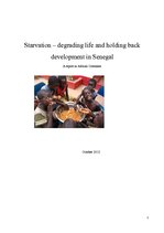 Реферат 'Starvation - Degrading Life and Holding Back Development in Senegal', 1.