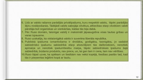 Презентация 'Žans Žaks Ruso Sabiedriskais līgums', 12.