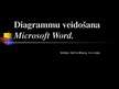Презентация 'Diagrammu veidošana programmā "Microsoft Word"', 1.