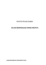 Конспект 'Elektroniskais dokuments', 1.