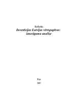 Реферат 'Investīcijas Latvijas vērtspapīros: ienesīguma analīze', 1.