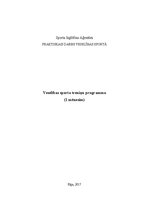 Конспект 'Veselības sporta treniņu programma (1 mēnesim)', 1.