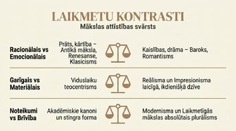 Презентация '10 mākslas laikmeti un to vizuālā valoda', 12.