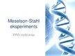 Презентация 'Meselson-Stahl eksperiments', 1.