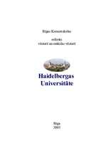 Реферат 'Heidelbergas universitāte', 1.