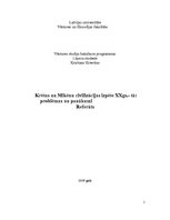 Реферат 'Mikēnu un Krētas kultūru izpēte un nozīmīgākie atklājumi 20.gadsimtā', 1.