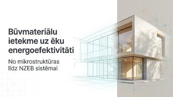 Презентация 'Būvmateriālu ietekme uz ēku energoefektivitāti', 1.