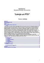 Реферат 'Latvija un PTO', 1.