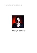 Реферат 'Marilyn Manson', 28.
