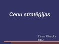 Презентация 'Cenu stratēģijas', 1.