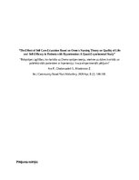 Конспект 'Referāts par Orem aprūpes teoriju, balstoties uz zinātnisku pētījumu', 1.