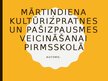 Презентация 'Mārtiņdiena kultūrizpratnes un pašizpausmes veicināšanai pirmsskolā', 1.