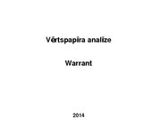 Реферат 'Security Analysis: Warrant (Finance)', 7.