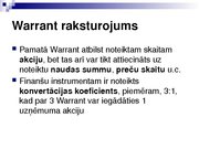 Реферат 'Security Analysis: Warrant (Finance)', 11.
