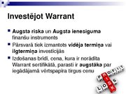 Реферат 'Security Analysis: Warrant (Finance)', 12.