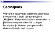 Реферат 'Security Analysis: Warrant (Finance)', 15.