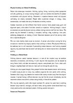 Эссе 'The value of nature for mental well-being', 3.