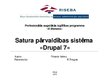 Презентация 'Satura pārvaldības sistēma Drupal 7', 1.