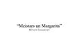 Презентация 'Sadzīves attēlojums M.Bulgakova romānā "Meistars un Margarita"', 1.
